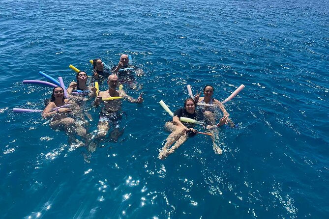 Rhodes Bay to Bay Swim Cruise-Greek Buffet w/wine included - The boat experience: how to use the deck time like a pro