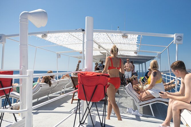 Rhodes Bay to Bay Swim Cruise-Greek Buffet w/wine included - Who should book this Rhodes Bay to Bay swim cruise