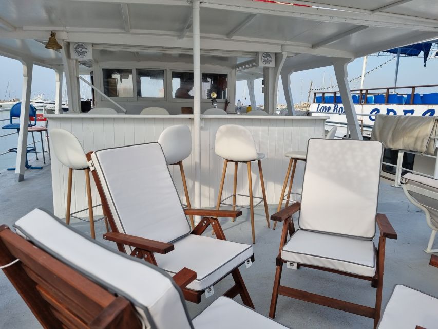 Rhodes: Bay to Bay Swim Cruise with Greek Buffet and Wine - Kalithea Bay and the Kalithea Springs Area