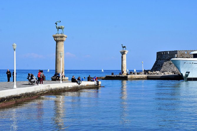RHODES BEST FIRST IMPRESSION FOR CRUISE SHIP VISITORS - 4 people - Elli Beach and Rhodes Acropolis viewpoints without the climb