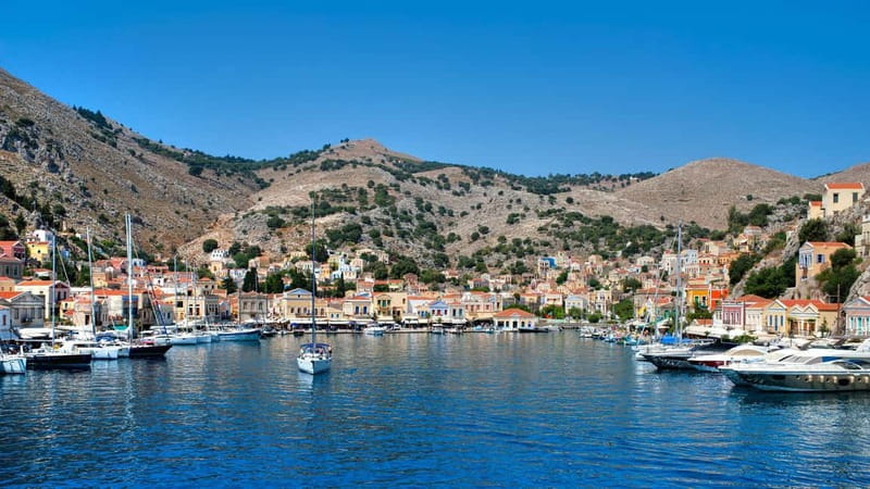 Rhodes: Boat trip to Symi island with swimming at St. George - Why Symi and St George Bay work so well from Rhodes