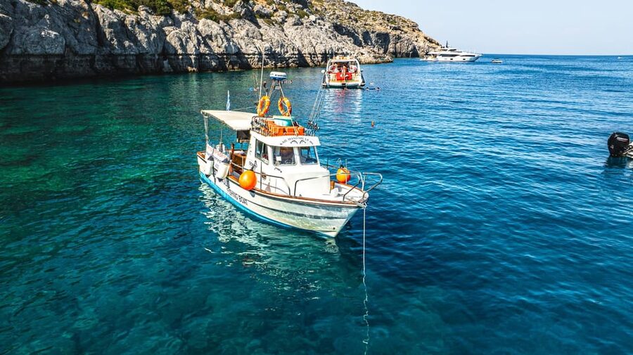 Rhodes: Captain Manolis Fishing Trip with BBQ and Swimming - Fishing Off Rhodes: Rod Fishing Help, Gear Included, and What Luck Looks Like