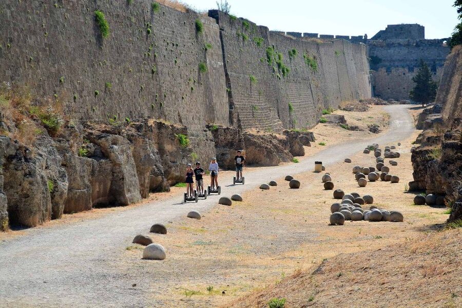 Rhodes: Discover the Medieval City on a Segway - Medieval Moat Riding: Fortifications You Can Feel
