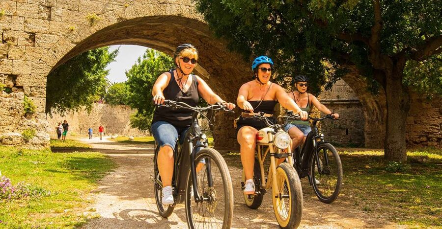 Rhodes: E-bike Highlights Sunset or Morning Photo Tour - Meeting in Rhodes Town: coffee, helmets, and a quick bike test