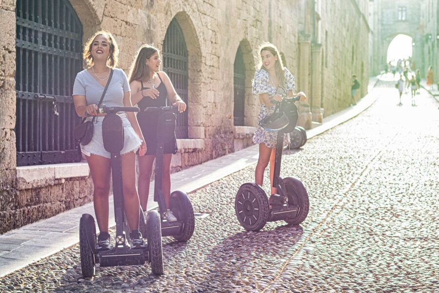 Rhodes: Explore the New and Medieval City on a Segway - Getting started: orientation, helmets, and first-glide confidence