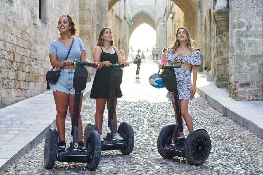 Rhodes: Explore the New and Medieval City on a Segway - Church-to-moat to a seaside change of pace