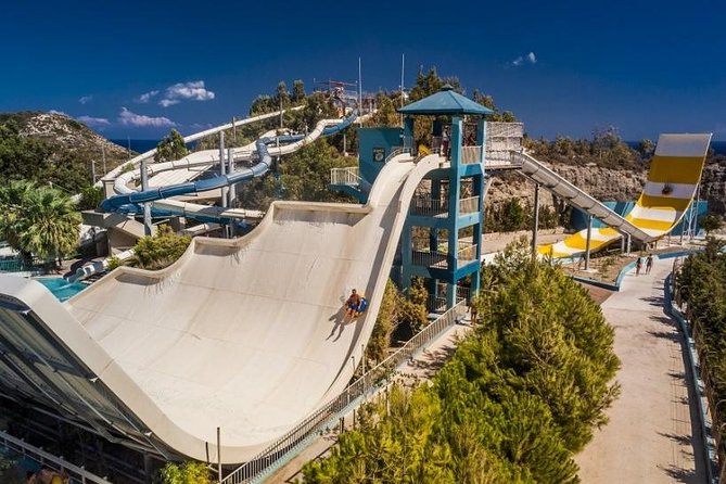 Rhodes Faliraki Water Park Admission Ticket - Lockers, shoes, and paying without stress