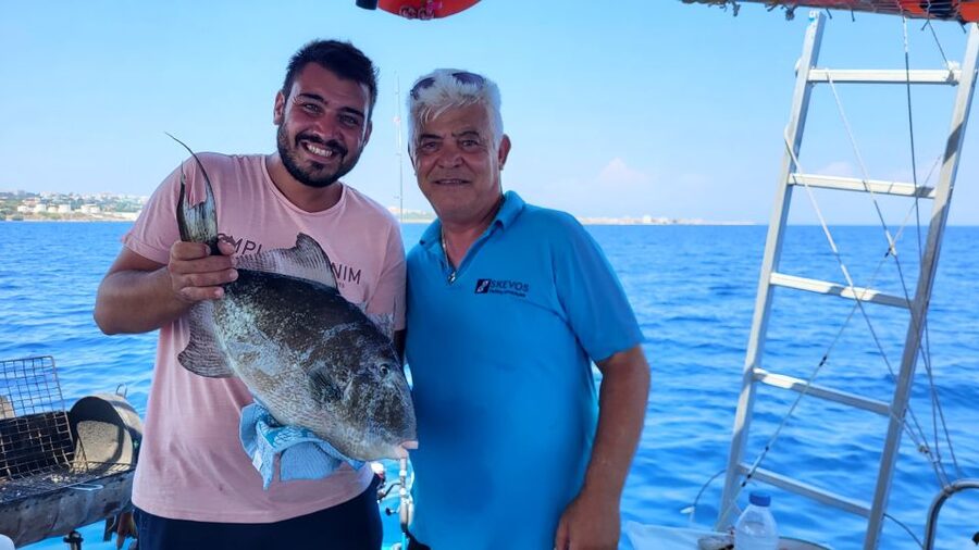 Rhodes: Fishing Trip, Snorkelling, BBQ, & Professional Guide - The cruise out and trolling for predator fish