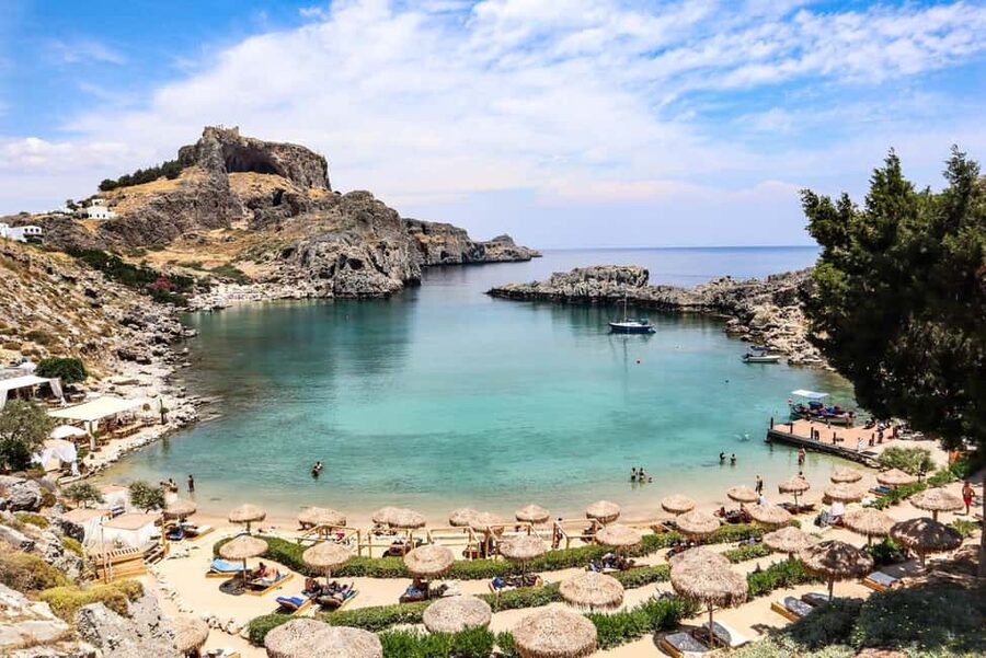 Rhodes: Guided Bus Trip to Lindos Village & Seven Springs - Pickup, ride time, and how to avoid the first-day stress