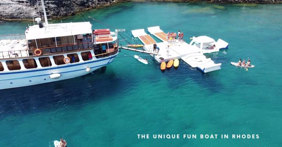 Rhodes: Gulet Trip with Food, Drinks, SUP, Kayak & Swimming - Anthony Quinn Bay Stop: Emerald Water and Your First Swim Window