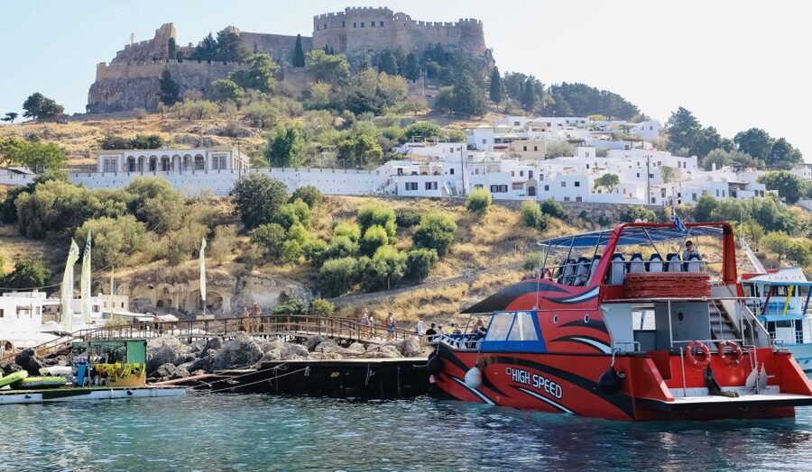 Rhodes: High Speed Boat Trip to Lindos - Fast Rhodes to Lindos: what that hour really buys you