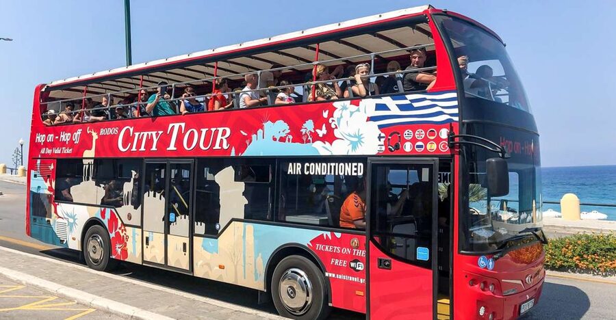 Rhodes: Hop-On Hop-Off Sightseeing Bus Tour - Acropolis of Rhodes Stop: Monte Smith Views and the Temple of Apollo Area
