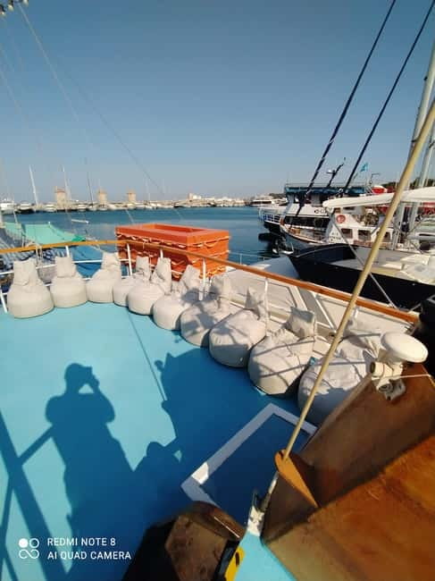 Rhodes: Pleasure Cruise for Swimming and Snorkeling - Onboard Comfort: Music, Relax Time, and What to Expect from the Boat
