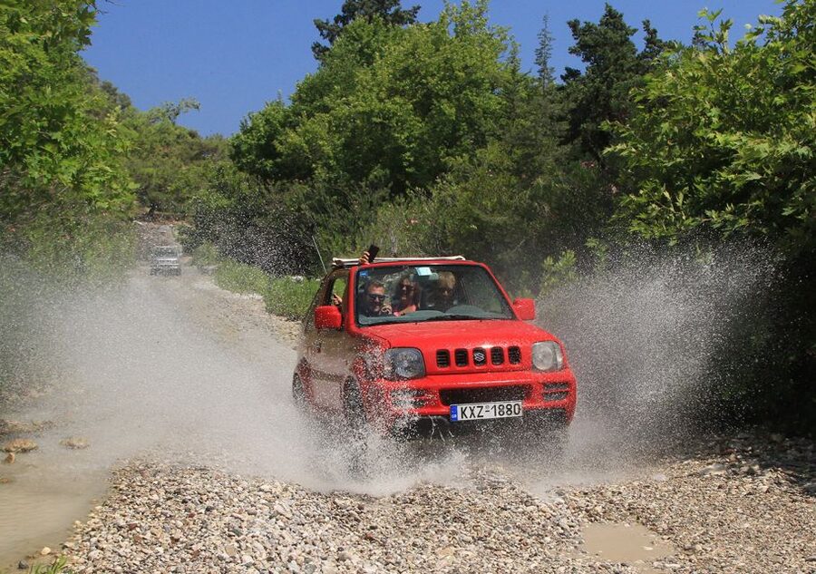 Rhodes: Self-Drive 4x4 Safari Tour with North Pickup - North pickup and the Suzuki Jimny meeting points: how to avoid stress