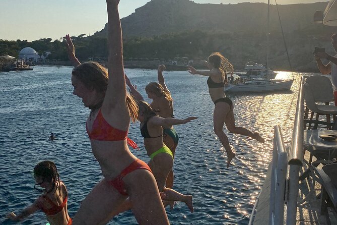 Rhodes Sunset Cruise - Swim and Dine w/ Live Music & Sunset! - Kallithea Springs Swim Stop: Why That 30 Minutes Feels Like More