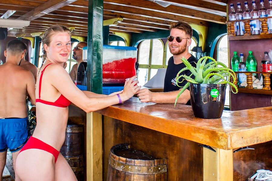 Rhodes: Sunset Cruise with Greek BBQ and Unlimited Drinks - The Kallithea Springs Swim Stop: Warm Water and Easy Access