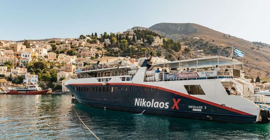 Rhodes: Symi Island & Panormitis Monastery Day Trip by Boat - Panormitis Monastery Stop: Candle Time and What You Can Actually Do