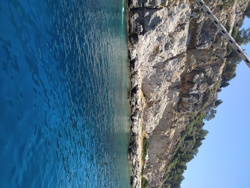 Rhodes Town: Anthony Quinn, Kalithea & Afandou Boat Cruise - Stop 1 at Anthony Quinn Bay: Snorkel-and-sun without the crowd stress