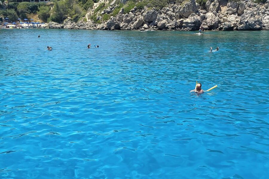 Rhodes Town: Anthony Quinn, Kalithea & Afandou Boat Cruise - Stop 3 at Kallithea Springs: One more hour of water fun