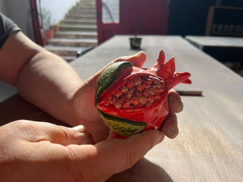 Rhodes Town: Pomegranate Pottery Masterclass - Theo’s Teaching Style: Friendly, Patient, and Specific