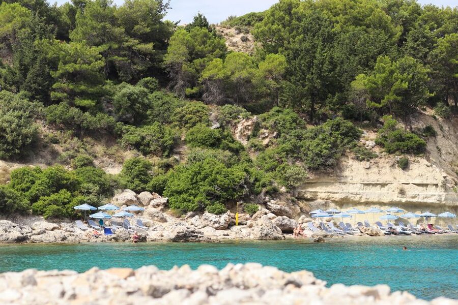 Rhodes Town: Scenic Cruise to Lindos with Swim Stops - Boat comfort on a 280-passenger, 3-deck setup