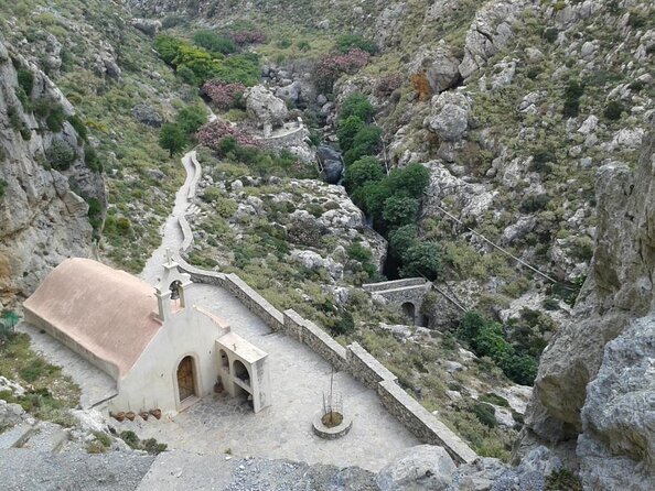 River Trekking at Kourtaliotiko Gorge Waterfalls to Preveli Beach - Key highlights to know before you go