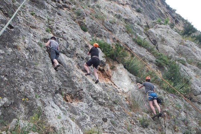Rock Climbing at Kardamili- West Mani - Kardamili rock climbing, where the view is part of the challenge