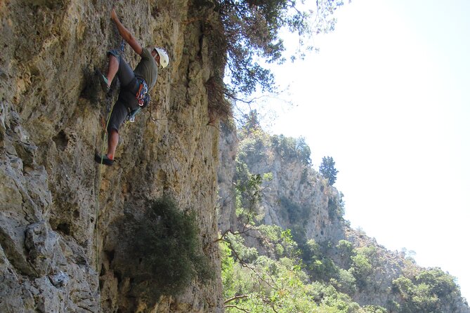 Rock Climbing with a Guide in Chania Therisos Gorge - Meet your guide George: tailored coaching that feels personal