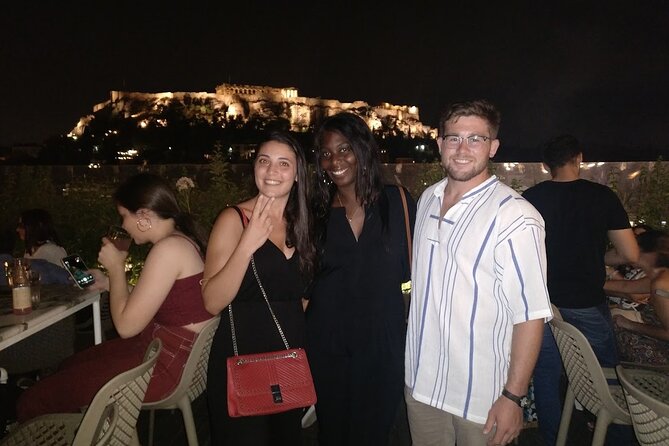 Rooftop Bar Hopping with Local Friends - Stop One Near Monastiraki: A Glass of Local Wine and Instant Views