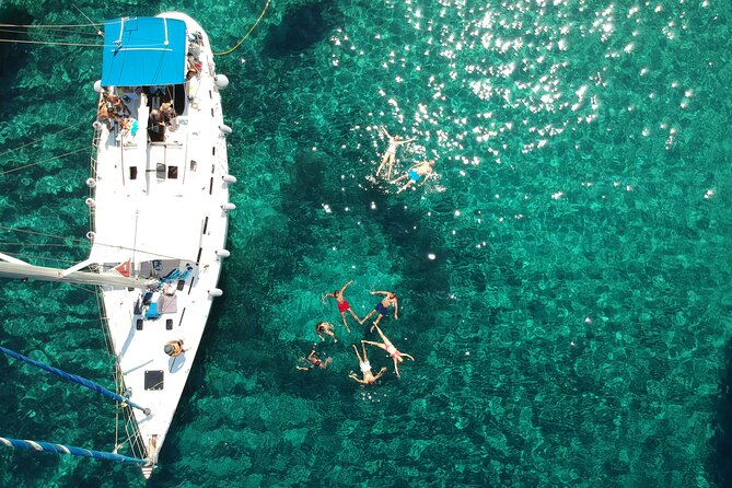 Round of Milos and Poliegos Sailing boat snorkelling cruise - A Full-Day Catamaran Tour of Milos and Poliegos