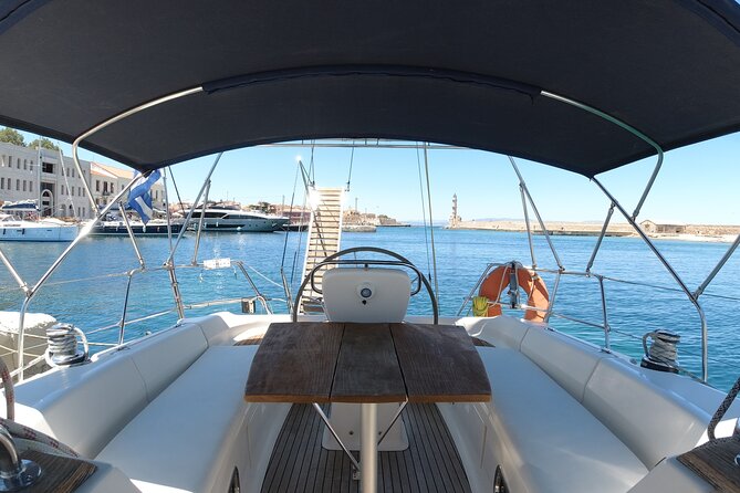 Sailing Cruises Chania - Old Venetian Harbor stop: the “arrival view” that gets you oriented