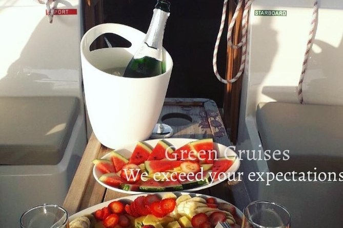 Sailing to Dia Island with lunch on Bavaria 51 Heraklion, Crete - Lunch onboard on the water: the value of being fed well at sea