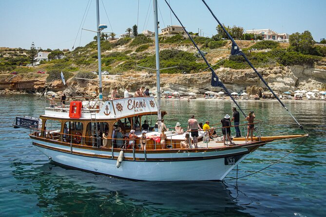 Sailing Trips with Cretan Sailing - The 18-meter traditional wooden boat: comfort, space, and safety