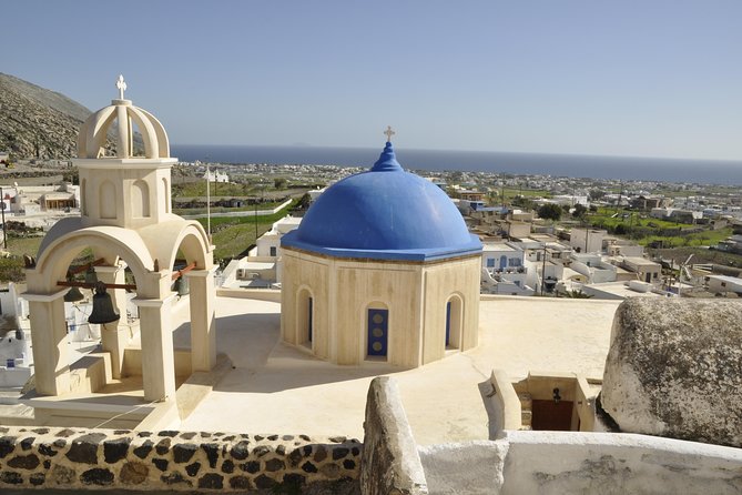 Santorini: 4hr Private Countryside Hidden Paths Tour - Profitis Ilias Monastery: panoramic views, short and worth it