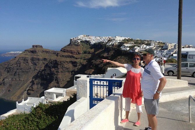 Santorini: 4hr Private First Impressions Tour - Kamari Black Sand: A Quick Dip That Changes The Mood