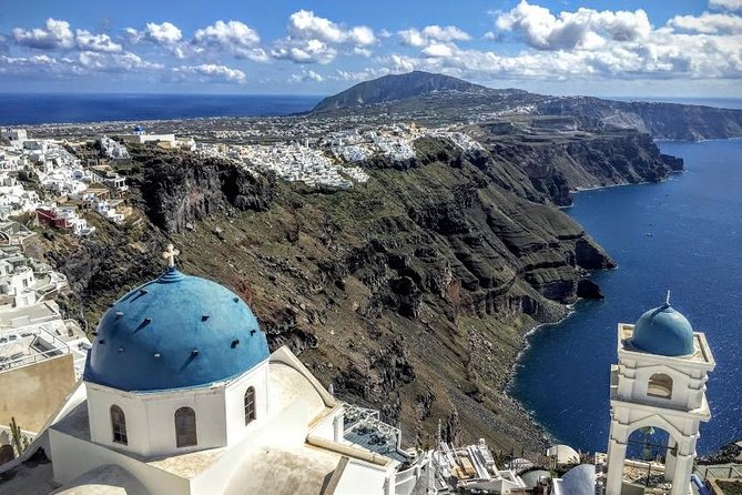 Santorini 5 Hours Sightseeing Tour - Imerovigli first: preserved streets and cliffside blue domes