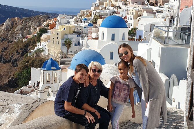 Santorini: 6hr Private Tour with Olive Oil, Beer or Wine Tasting - Pyrgos promenade: a slower village feel away from the postcard crowds