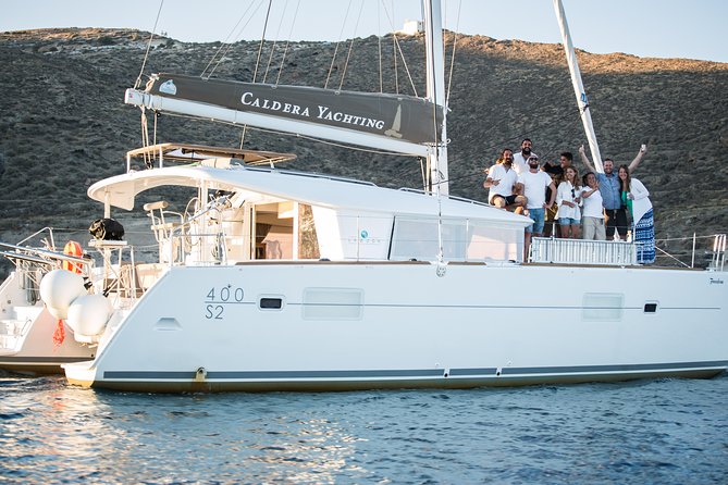 Santorini All-inclusive Private Catamaran Cruise - Why this private catamaran feels calmer than big-boat Santorini