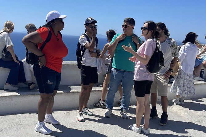 Santorini ATV Highlights Tour: Oia, Viewpoints & Volcanic Beaches - Perissa Black Sand Beach and the Volcanic Side of Santorini