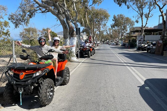 Santorini ATV Highlights Tour: Oia, Viewpoints & Volcanic Beaches - Red Beach: Short Stop, Big Color Payoff, Then Back to Fira