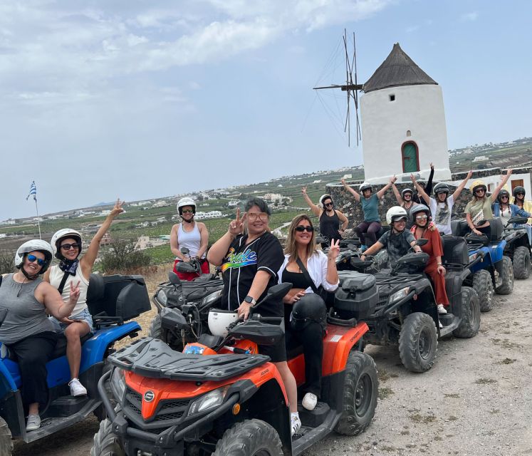 Santorini: ATV-Quad Experience - Caldera Panoramas and the Cave Chapel Stop