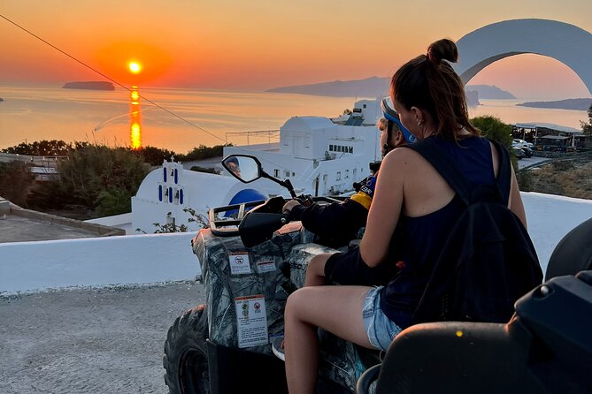 Santorini ATV-Quad Experience: Off-Road Adventure & Hotel Pickup - Stop 1: Perissa Black Sand Beach, Off-Road Style