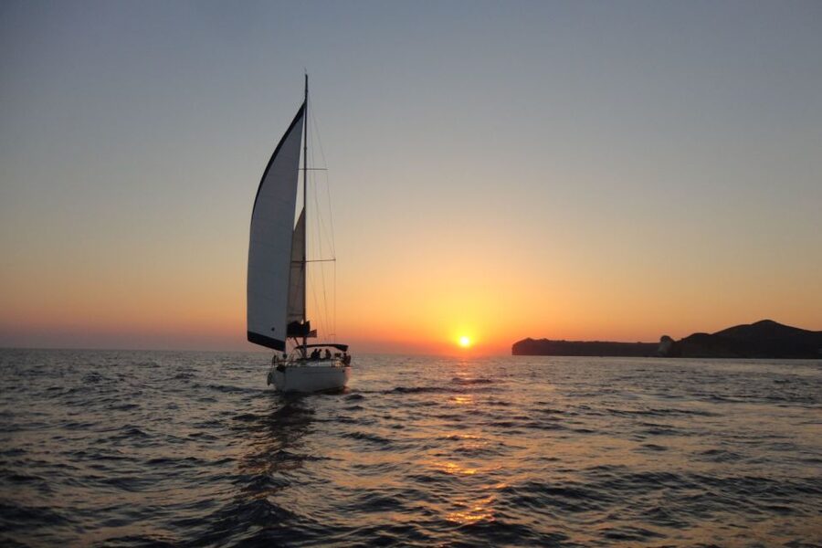 Santorini Caldera: Sunset Sailing Cruise with Meal - Key highlights you will actually care about