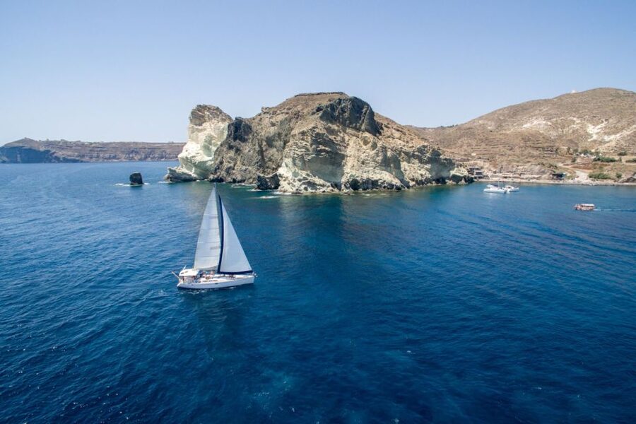 Santorini Caldera: Sunset Sailing Cruise with Meal - Pickup, transfers, and the one email you must check