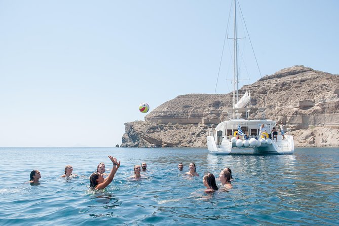 Santorini Catamaran Cruise with Fresh Meal and Open Bar - Sailing Around Nea Kameni: Volcano Views Without the Hike