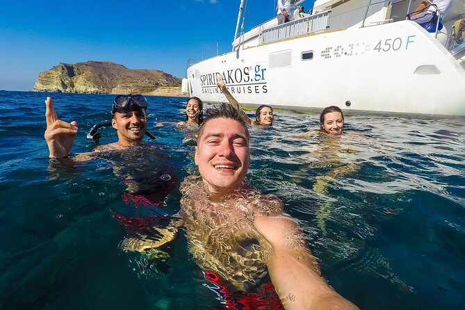 Santorini Classic Catamaran Cruise with BBQ, Drinks and Transfers - Comfort, timing, and what to pack for a 5-hour sea day