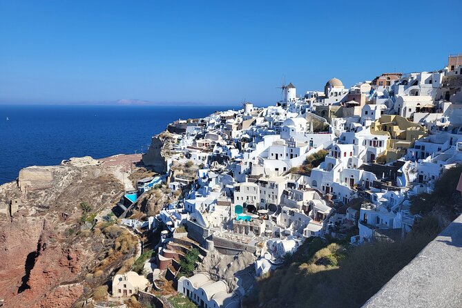 Santorini, Designed By You: Your Private Island Masterpiece. - Profitis Ilias monastery and Pyrgos: higher ground and older stones