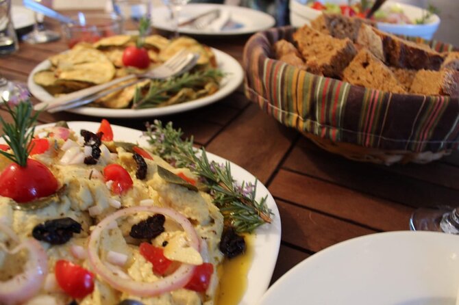 Santorini Family Farm Food & Wine Tour with Cooking Class - Practical tips before you go