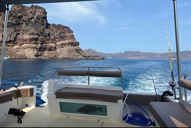 Santorini Fishing Private Cruise boat tour - BBQ, Snorkeling - Getting to the boat: Ormos Ammoudiou start, and why it matters