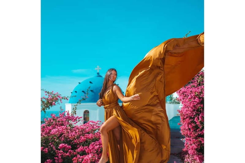 Santorini: Flying Dress Photoshoot with Edited Photos - The Edited Photos: What You Get (And What You Don’t)